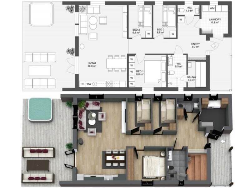 Floor Plan Blueprint
